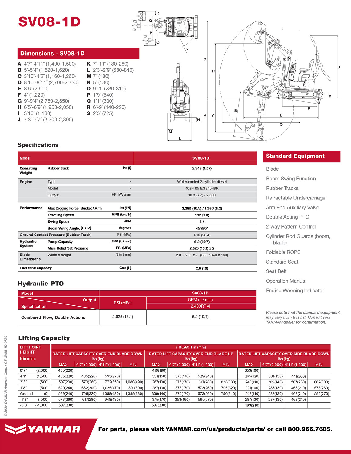 image of Yanmar SV08-1D excavator